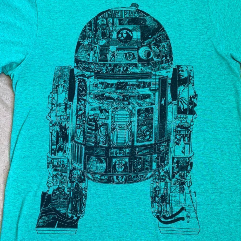 Star Wars R2-D2 Collage Men’s Graphic T-Shirt M